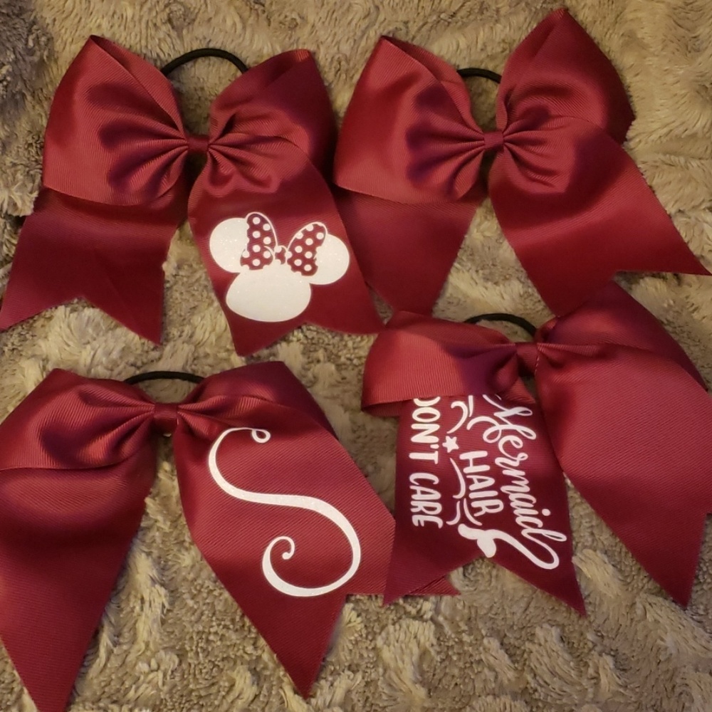 uniform bow with decals